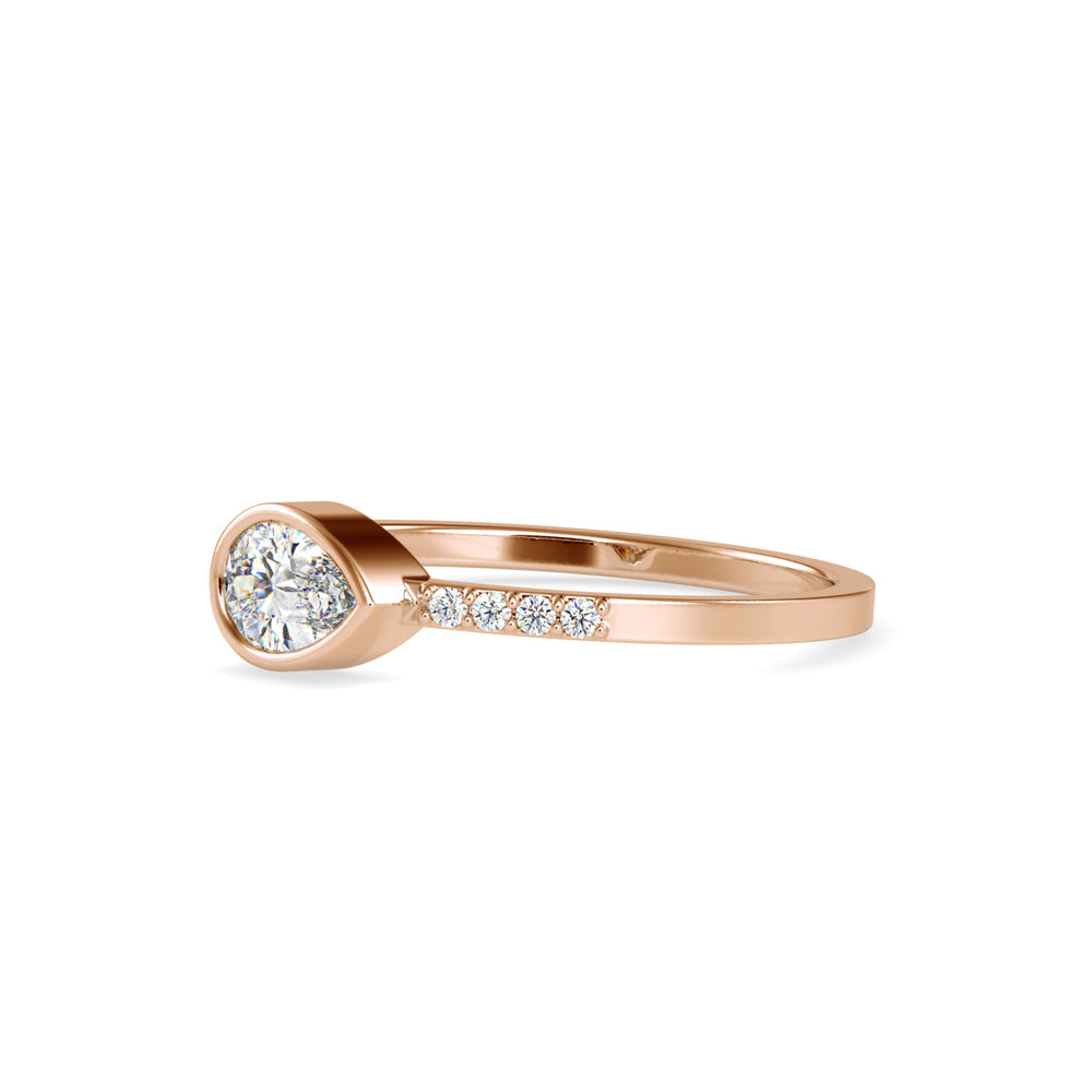 Gorgo Pear Diamond Ring