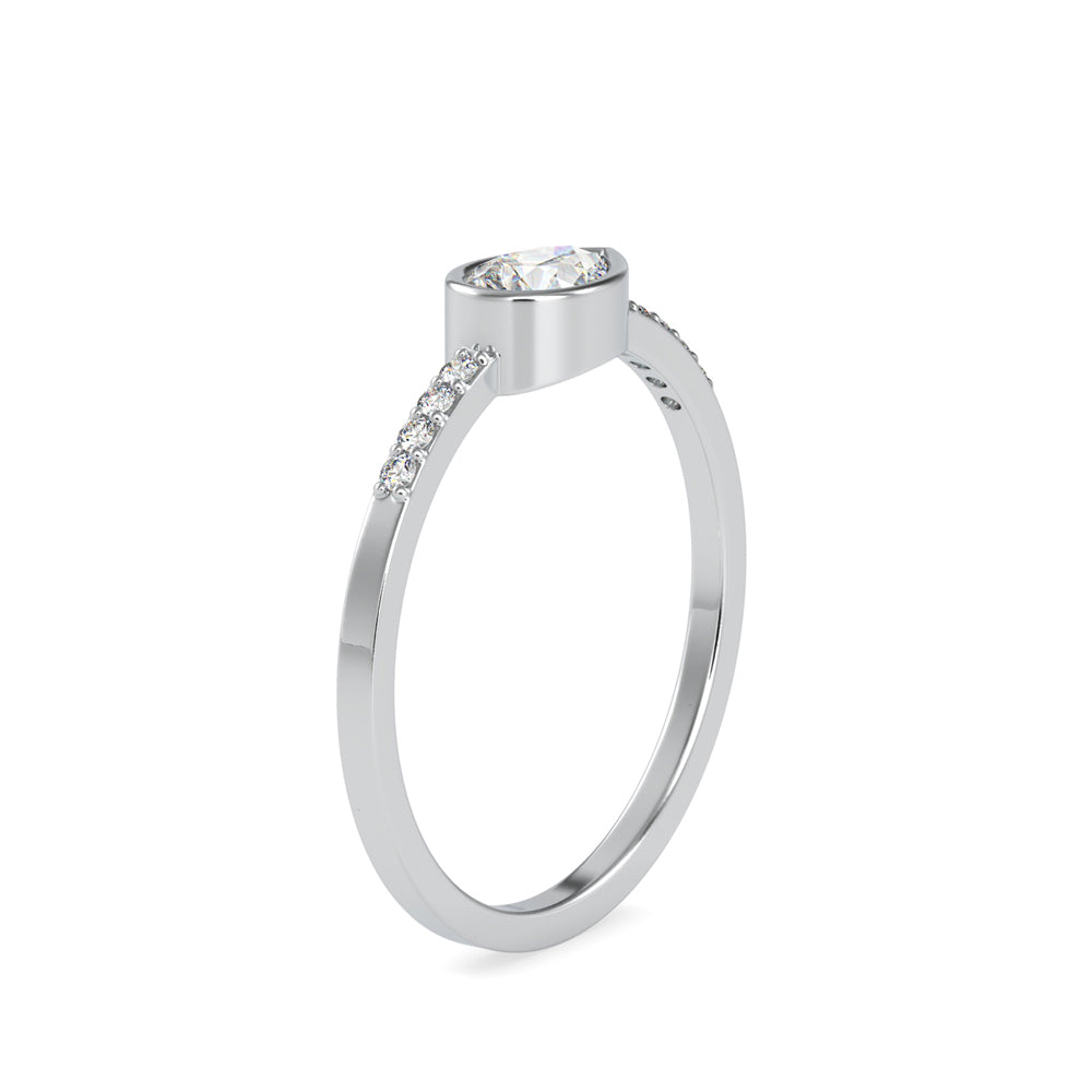 Gorgo Pear Diamond Ring