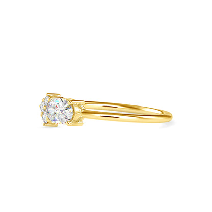 Oval Cicero Delicate Diamond Ring