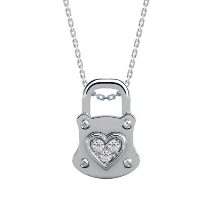 Yoke Heart Diamond Pendant