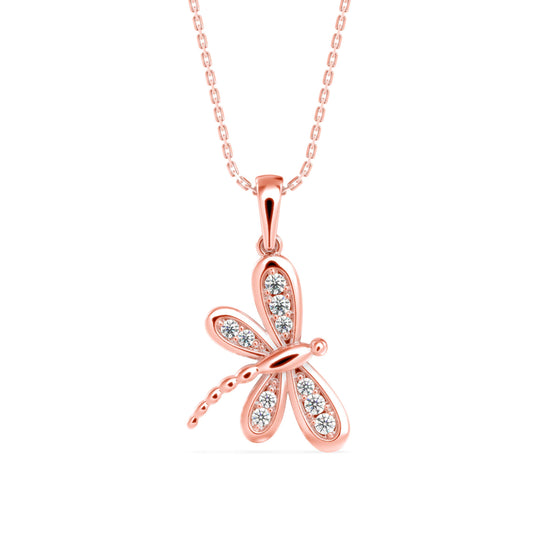 Zoea Charm Diamond Pendant