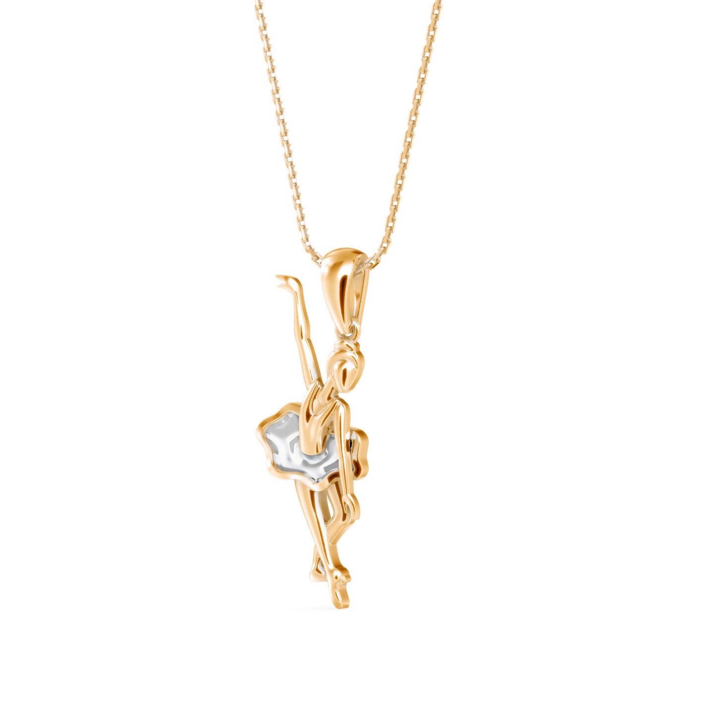 Coryphee Charm Diamond Pendant