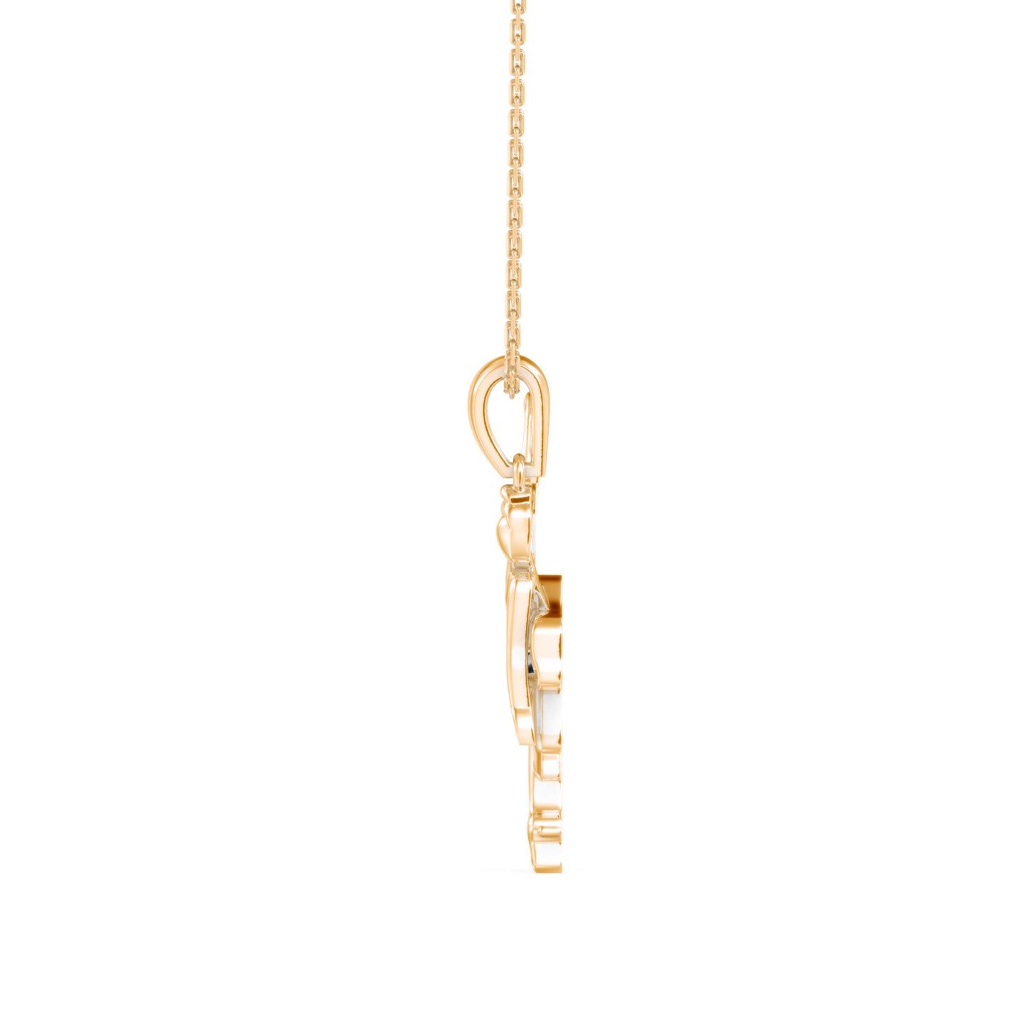 Coryphee Charm Diamond Pendant