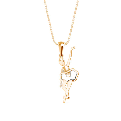 Coryphee Charm Diamond Pendant