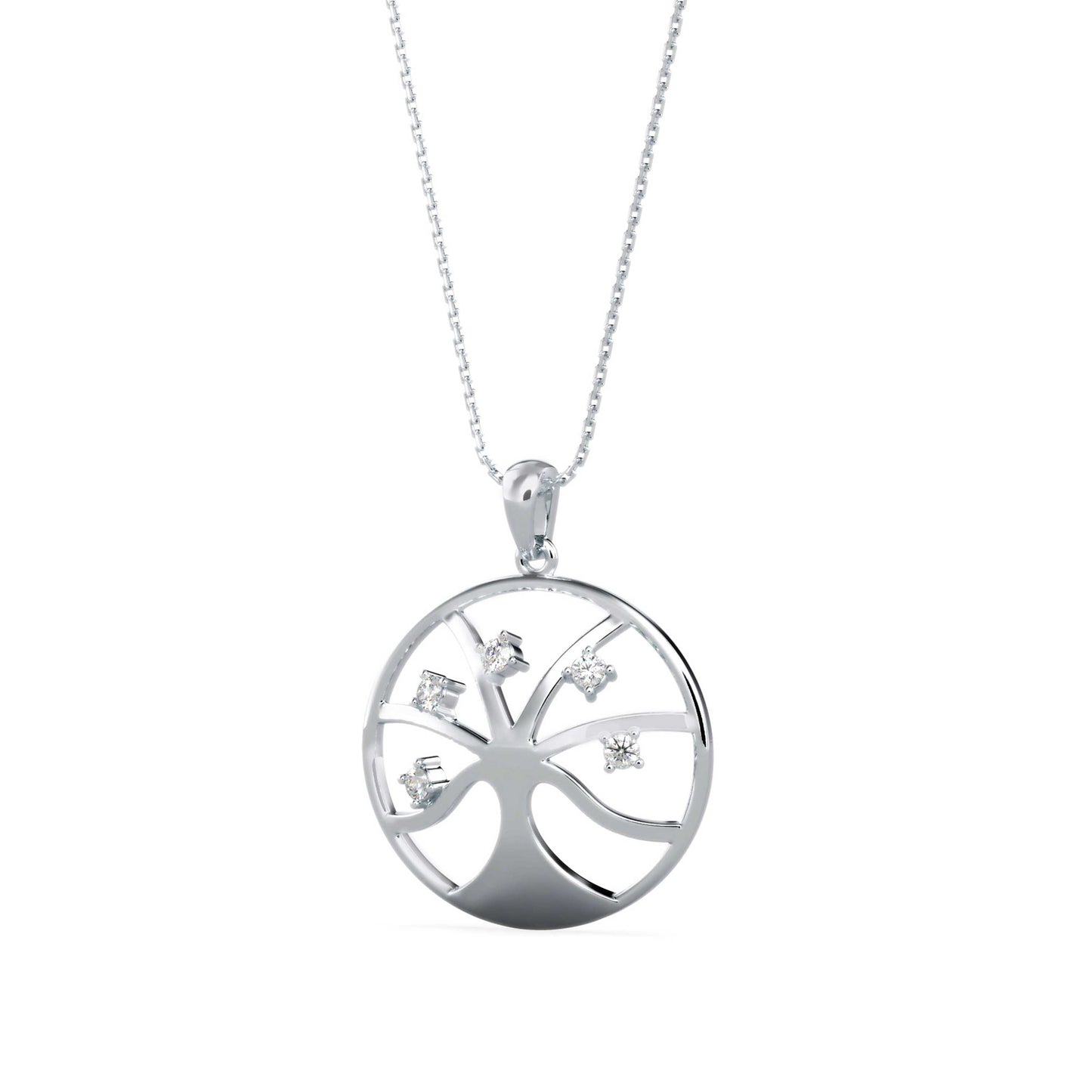 Scatter Charm Diamond Pendant