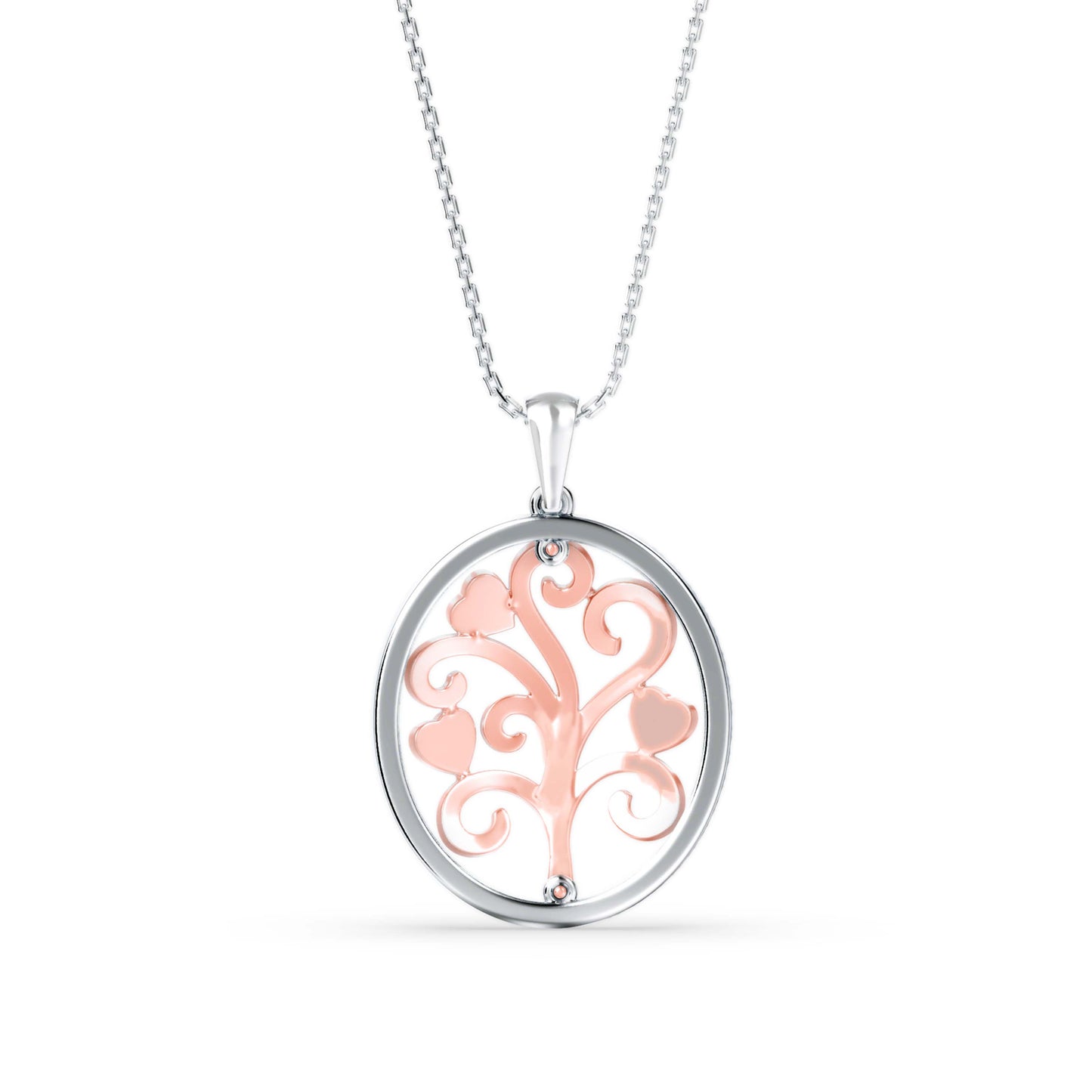 Flora Charm Diamond Pendant