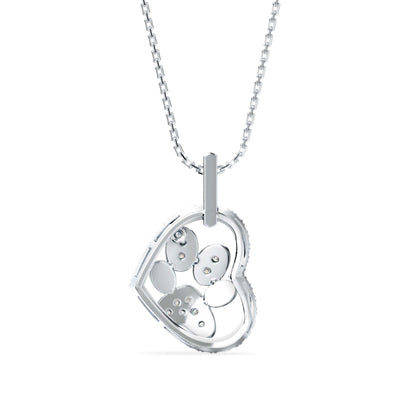 Amiable Heart Diamond Pendant