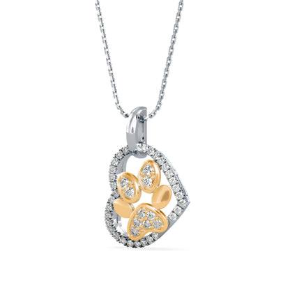 Amiable Heart Diamond Pendant