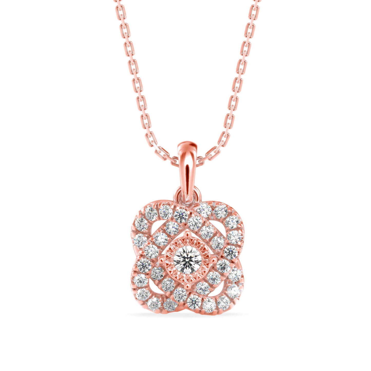 Techie Diamond Pendant