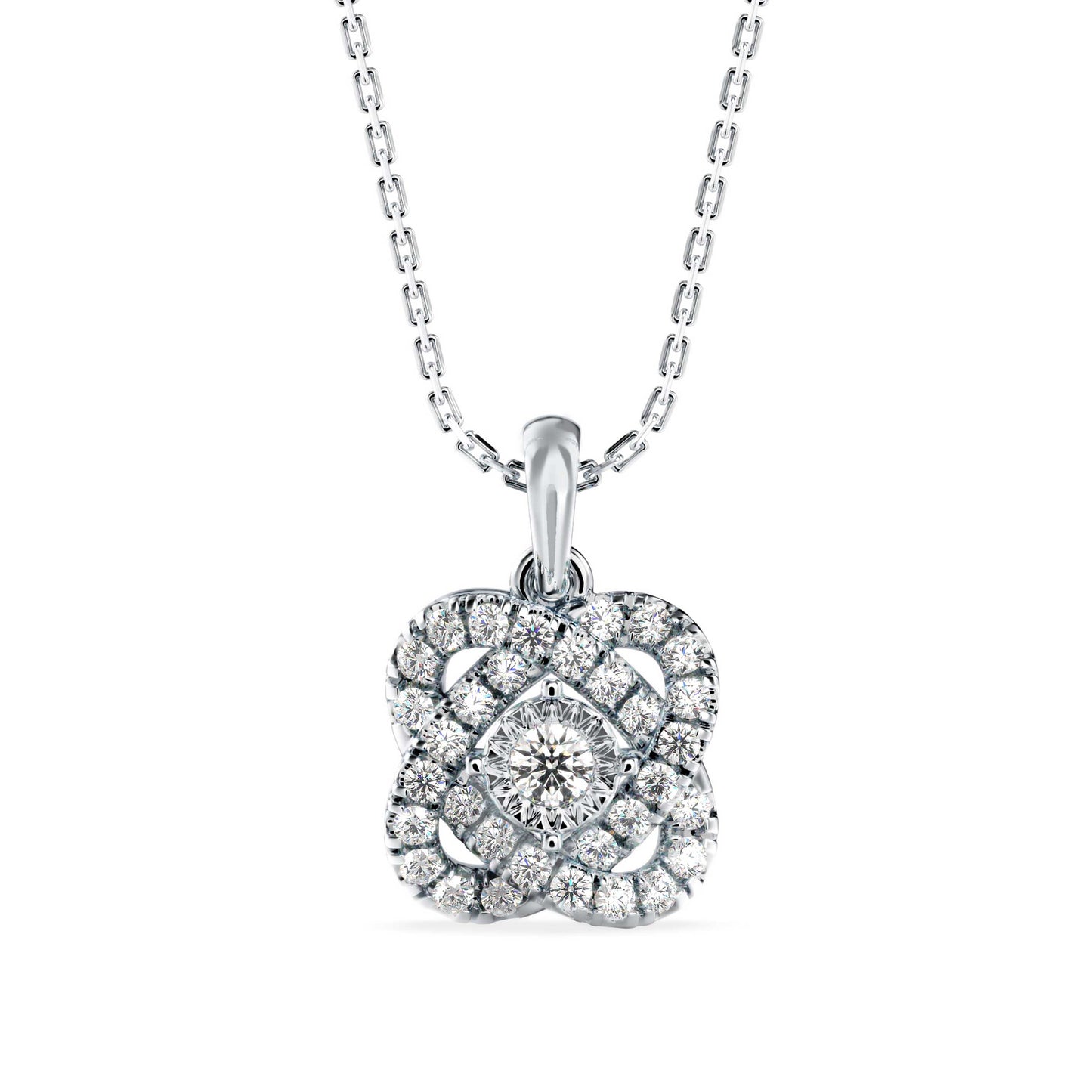 Techie Diamond Pendant