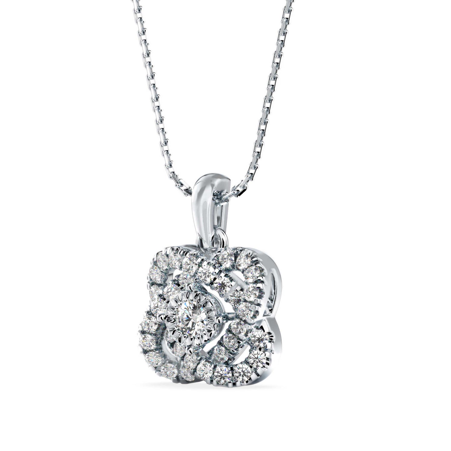 Techie Diamond Pendant