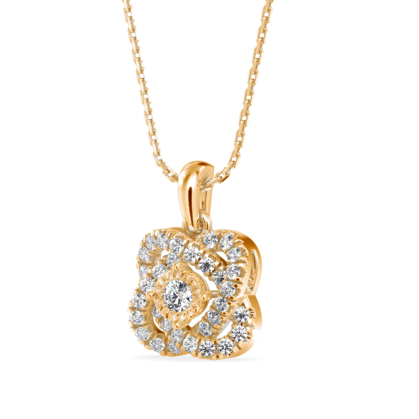 Techie Diamond Pendant