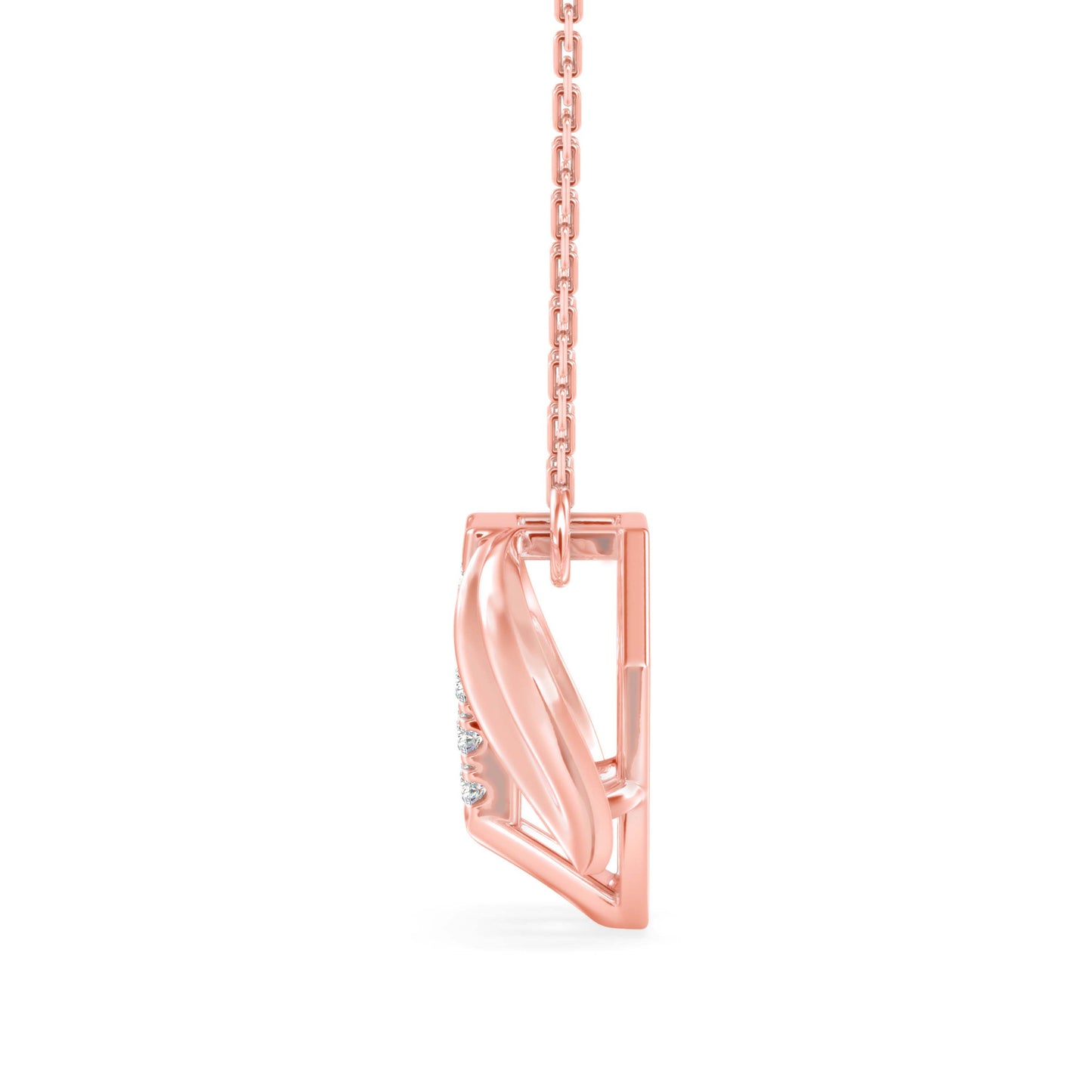 Diner Diamond Charm Pendant