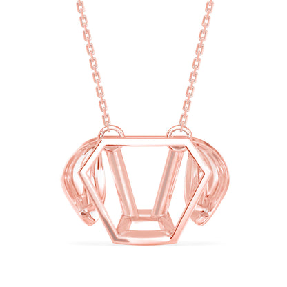 Diner Diamond Charm Pendant