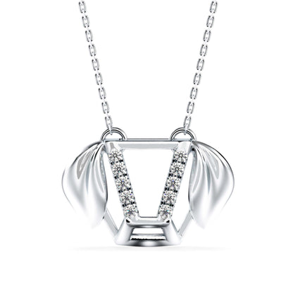 Diner Diamond Charm Pendant