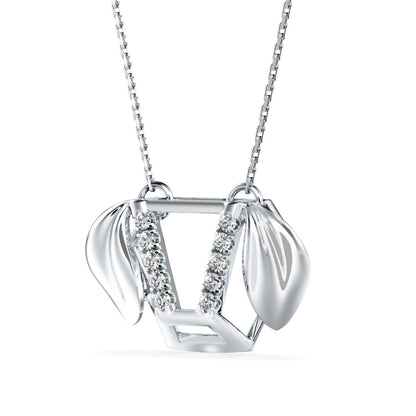 Diner Diamond Charm Pendant