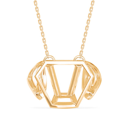 Diner Diamond Charm Pendant