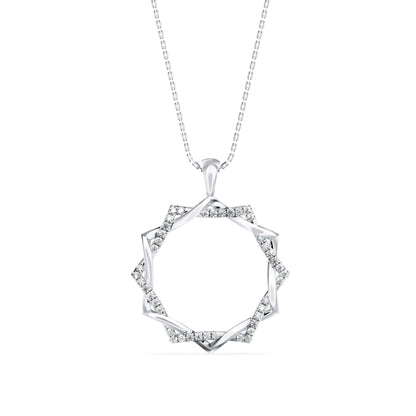 Acute Charm Diamond Pendant