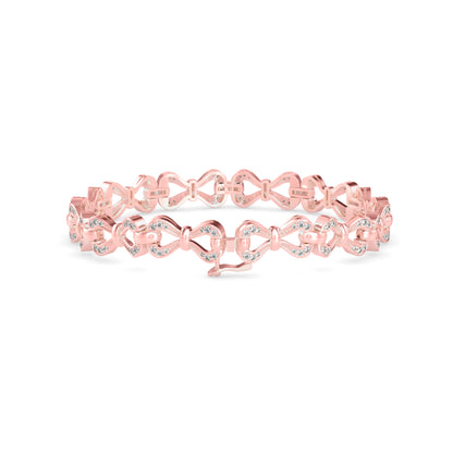 Clover Tennis Diamond Bracelet