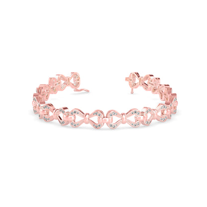 Clover Tennis Diamond Bracelet