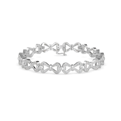 Clover Tennis Diamond Bracelet