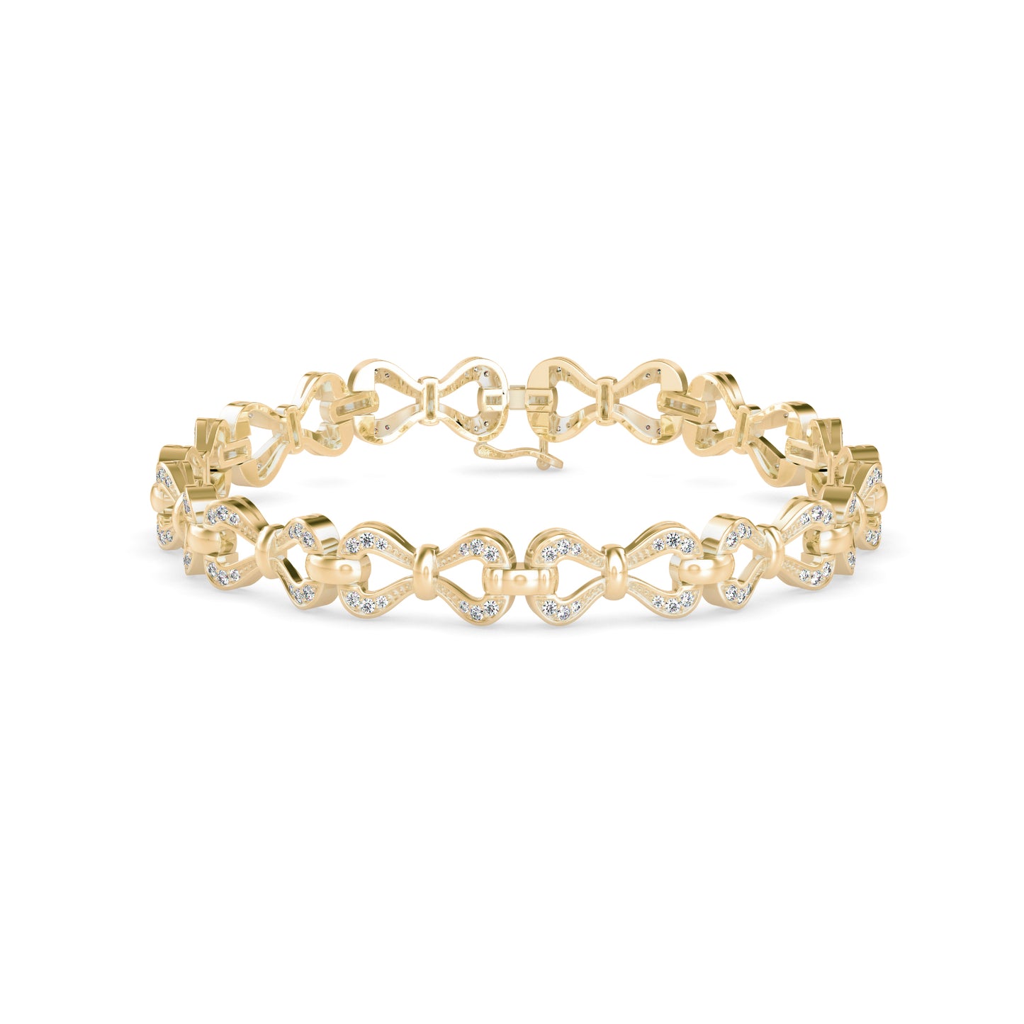 Clover Tennis Diamond Bracelet