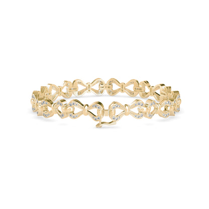 Clover Tennis Diamond Bracelet