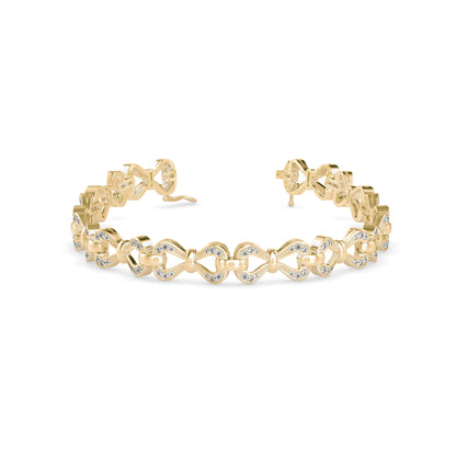 Clover Tennis Diamond Bracelet