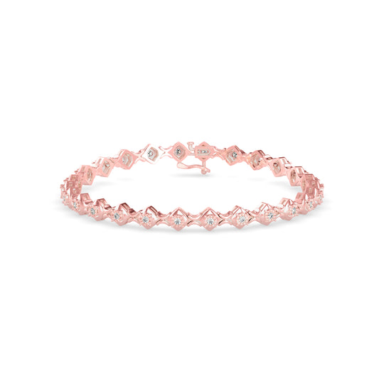 Diamond Bezer Tennis Bracelet