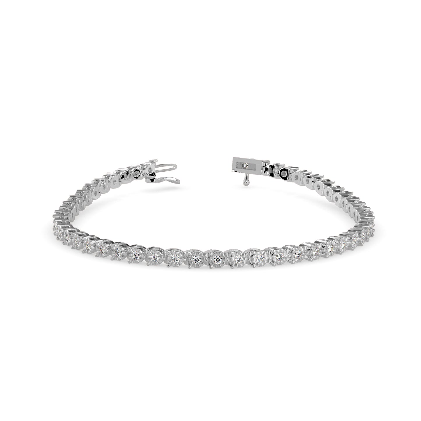 Leslie Diamond Tennis Bracelet