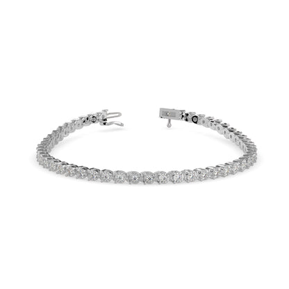 Leslie Diamond Tennis Bracelet