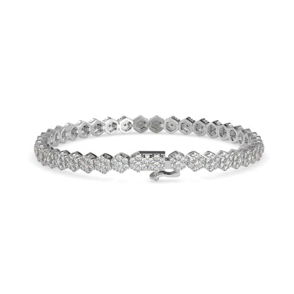 Fortuna Tennis Diamond Bracelet