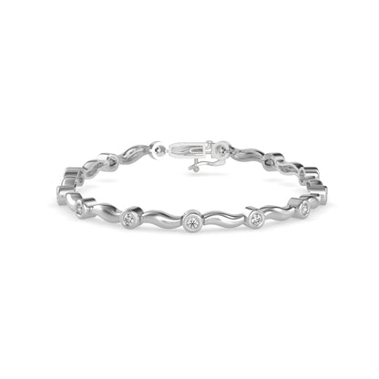 Holocaust Diamond Tennis Bracelet