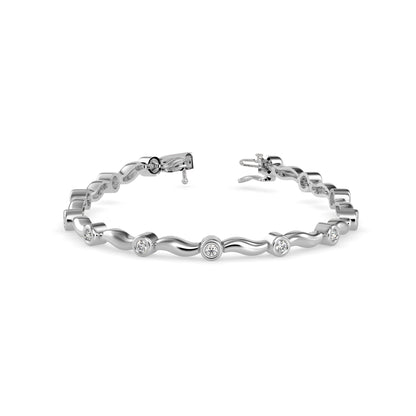 Holocaust Diamond Tennis Bracelet