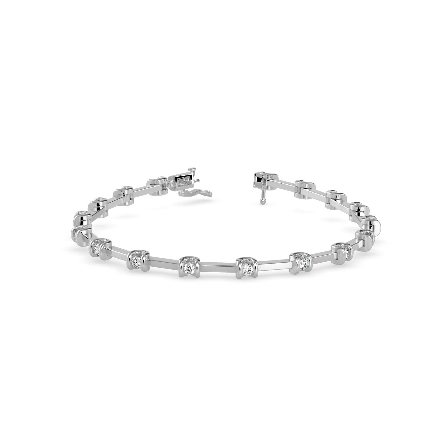 Sparkly Tennis Diamond Bracelet