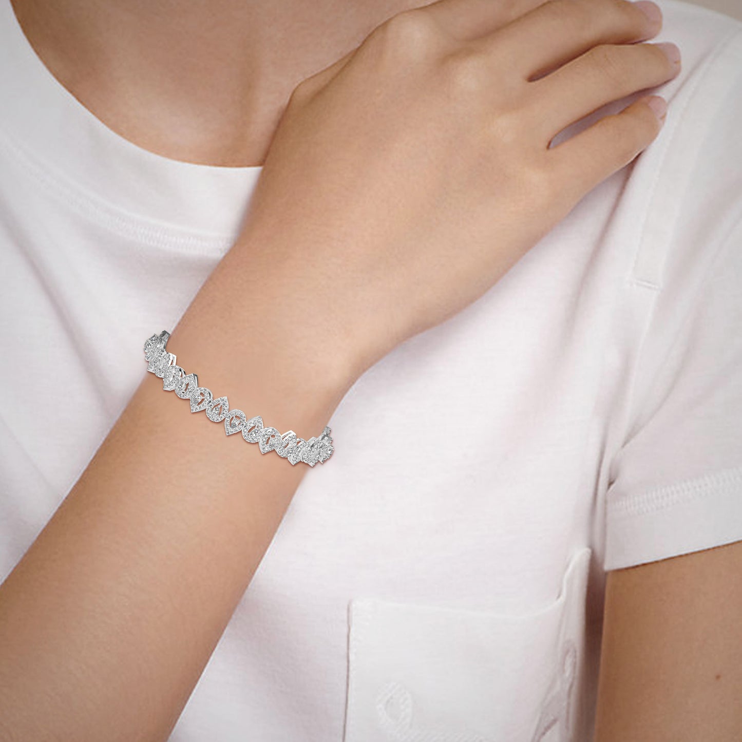 Classical Tennis Diamond Bracelet