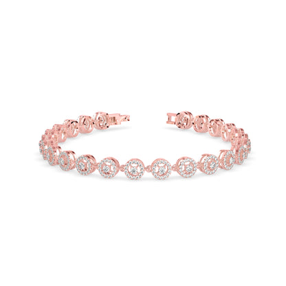 Saphires Tennis Diamond Bracelet