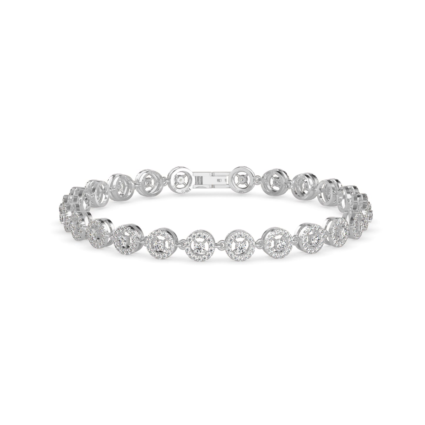 Saphires Tennis Diamond Bracelet