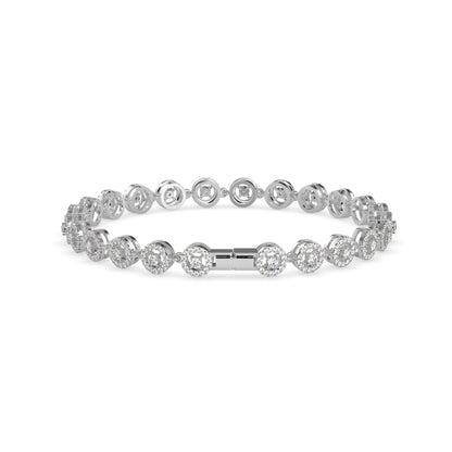 Saphires Tennis Diamond Bracelet