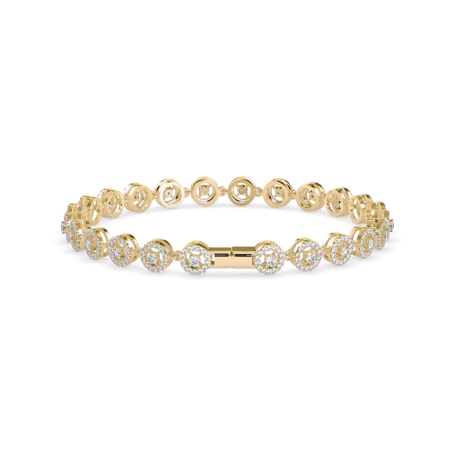 Saphires Tennis Diamond Bracelet