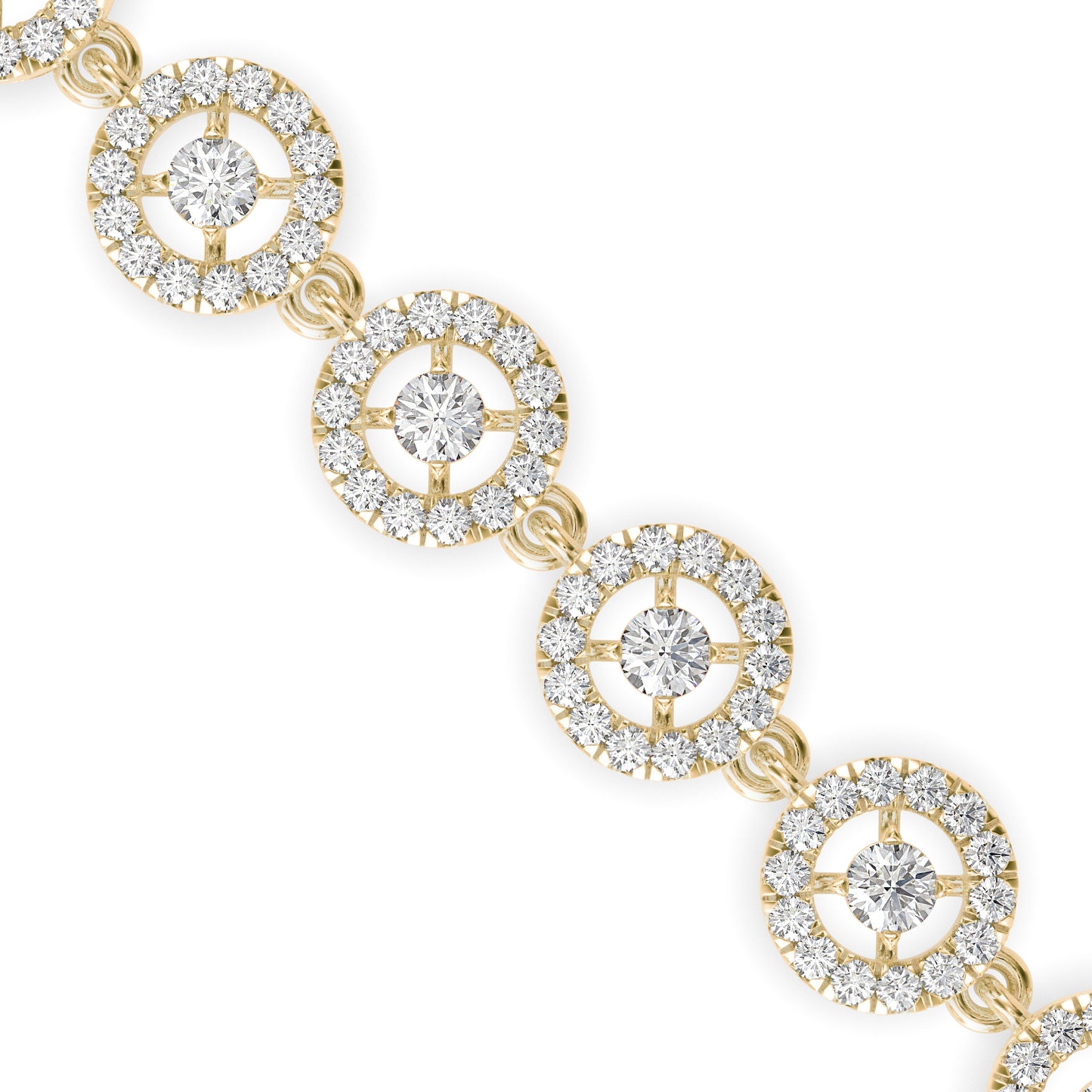 Saphires Tennis Diamond Bracelet