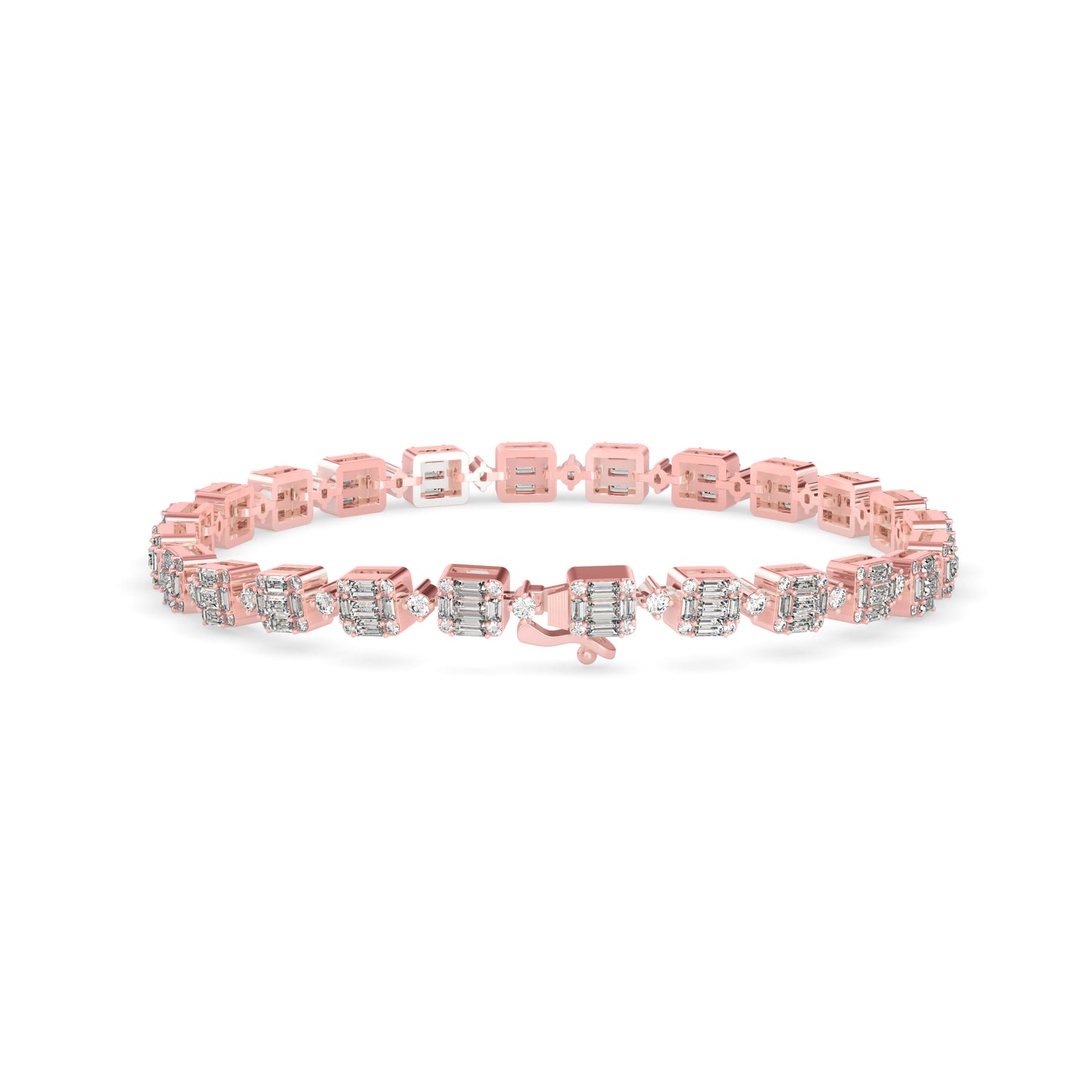 Sage Tennis Diamond Bracelet