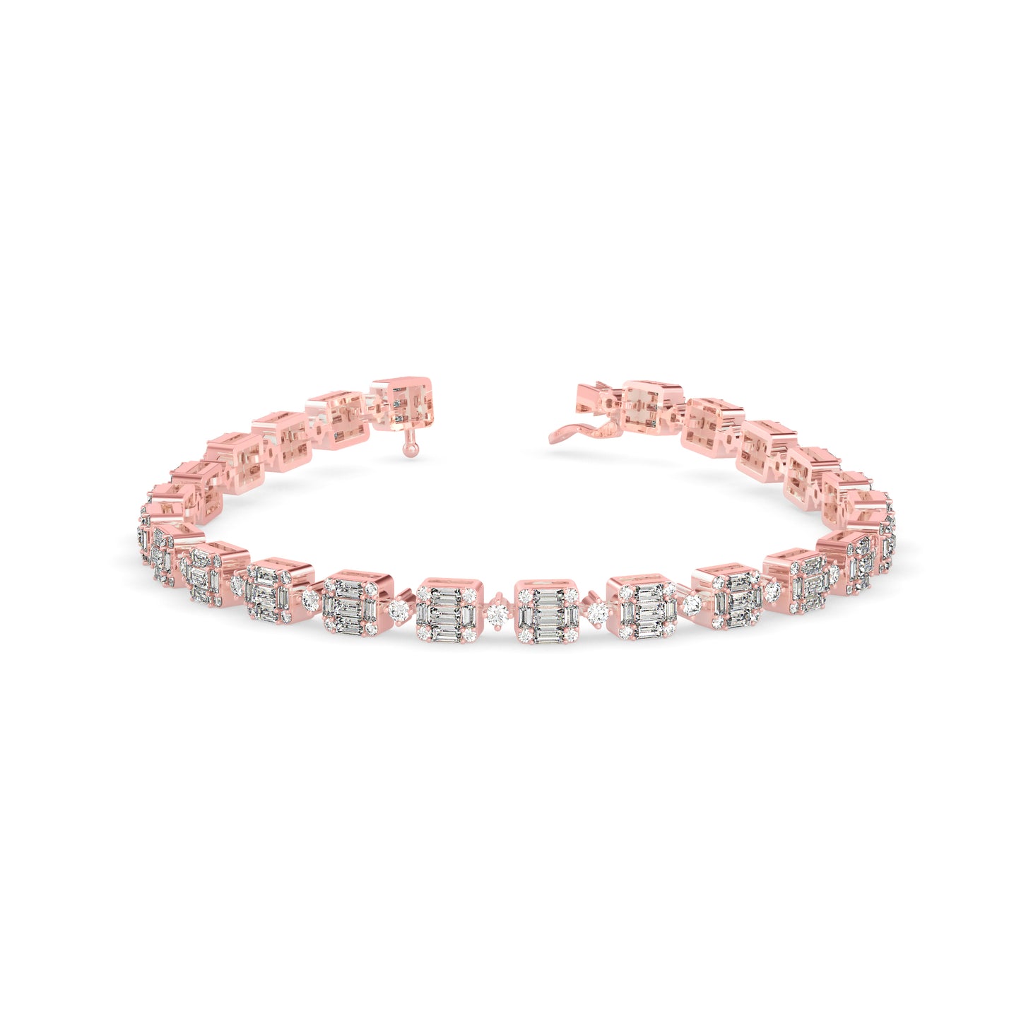 Sage Tennis Diamond Bracelet