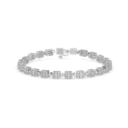 Sage Tennis Diamond Bracelet