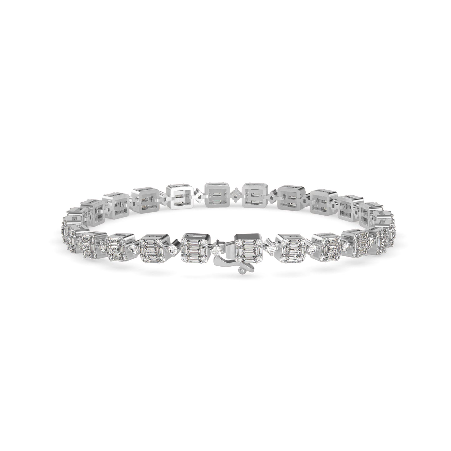 Sage Tennis Diamond Bracelet