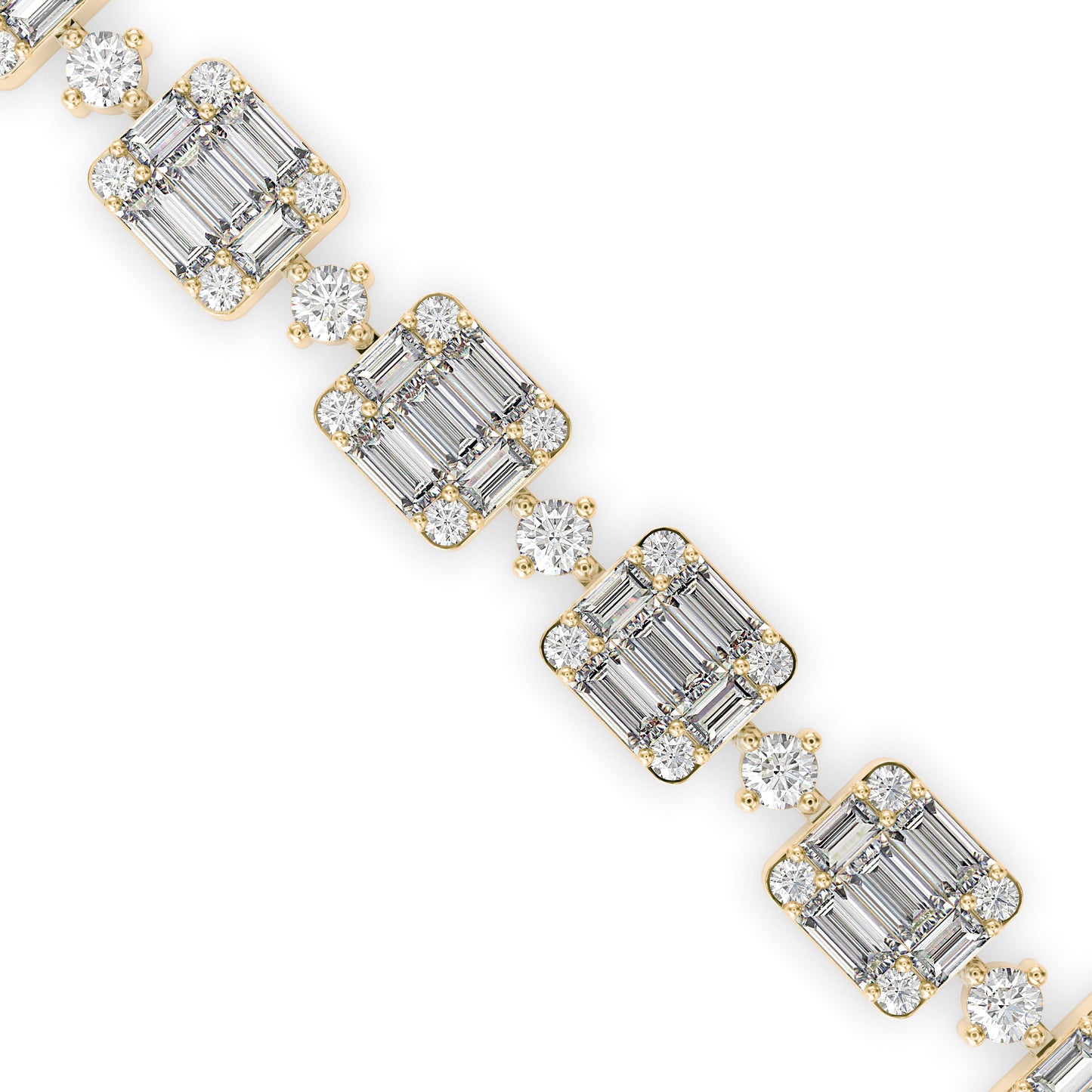 Sage Tennis Diamond Bracelet