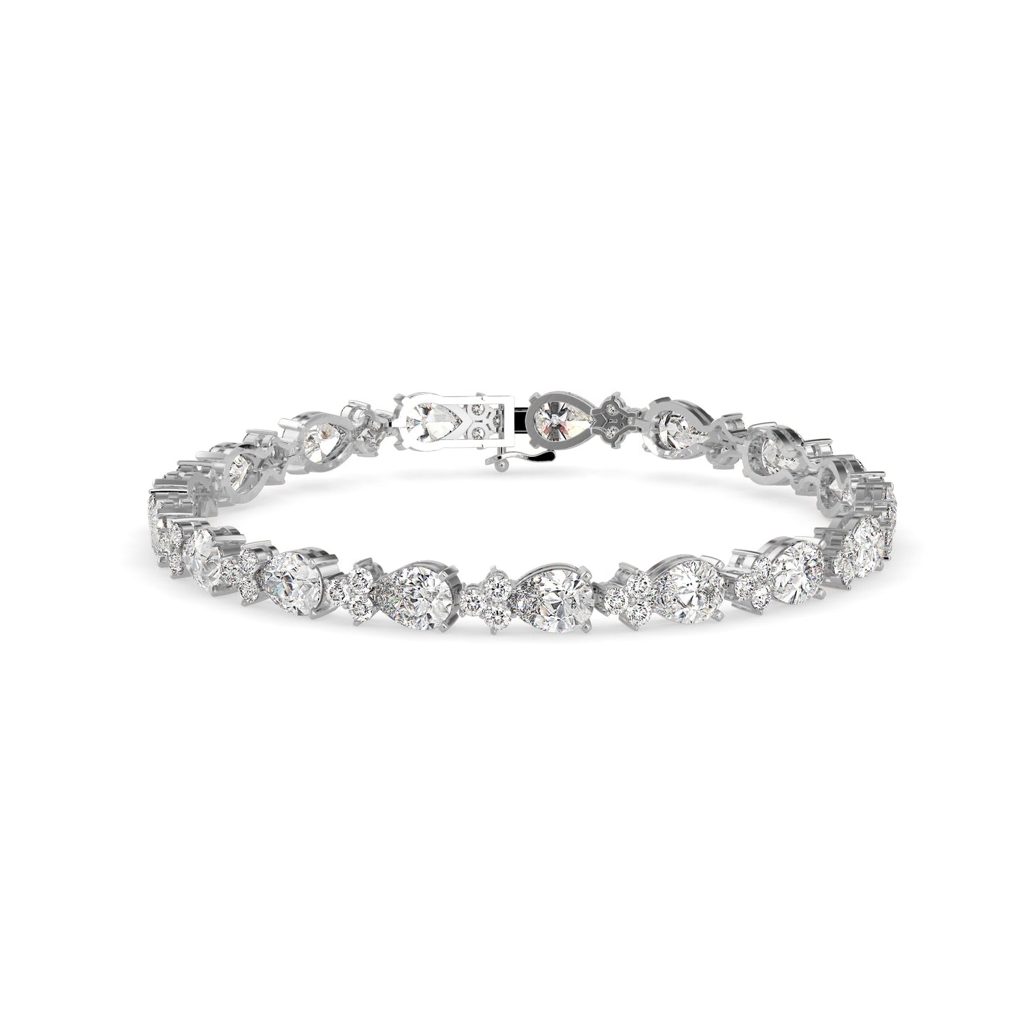 Sinewy Diamond Tennis Bracelet