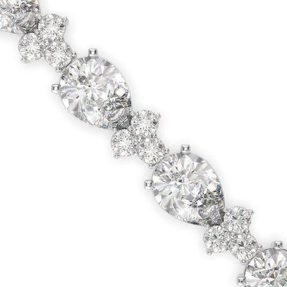 Sinewy Diamond Tennis Bracelet