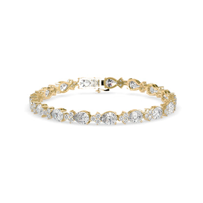 Sinewy Diamond Tennis Bracelet