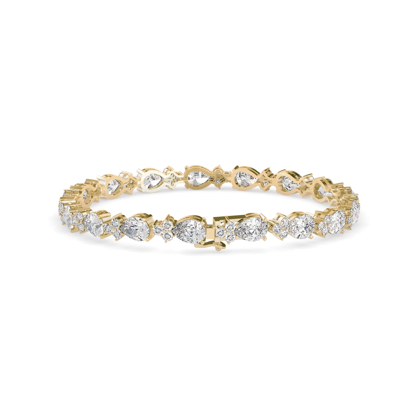 Sinewy Diamond Tennis Bracelet